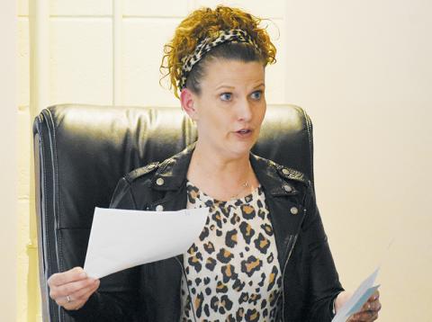 Stacy Carpenter was officially appointed as the new Graham County Finance Manager on April 18. Photo by Kevin Hensley/editor@grahamstar.com