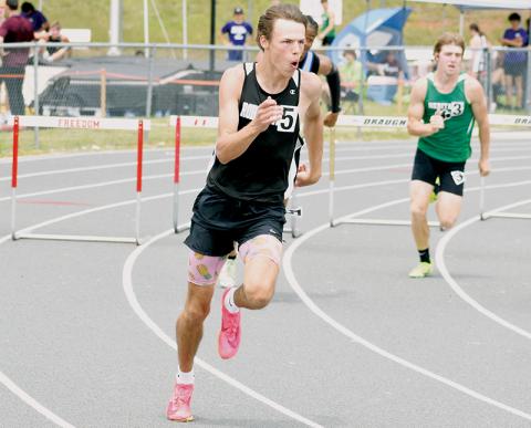 Brock Adams: 1A Western Regional Champion, 110- and 300-meter hurdles; State Qualifier, high jump. Photos by Kevin Hensley/sports@grahamstar.com