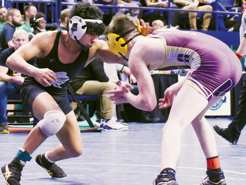 Adair Panama, 1A state finalist, 113 pounds. Photos by Kevin Hensley/sports@grahamstar.com
