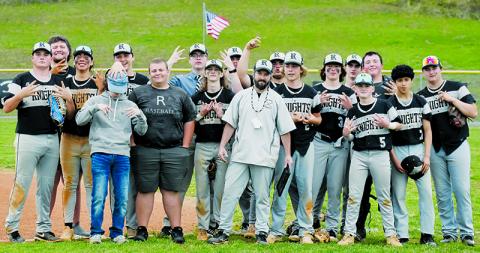 There’s plenty for the Robbinsville Black Knights to smile for right now. Winners of five straight, the Knights have crept into second place in the Smoky Mountain Conference and are off to their best start in well over 20 years. Photo by Jacquline Gayosso/The Graham Star
