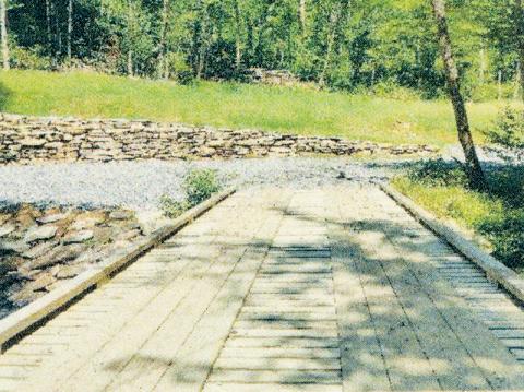 This comparison of the same bridge over Little Snowbird Creek shows the work completed by Adams Contracting: before (July 28, 2021) and after (June 27, 2023).