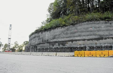 As part of the Corridor K improvement project, crews are expected to launch construction on a planned two-tier land bridge at Stecoah Gap. Photo by Kevin Hensley/editor@grahamstar.com