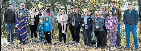 The annual Trail of Tears Walk attracted participants of all ages. Photo courtesy of Angie Knight/SnowbirdNEST