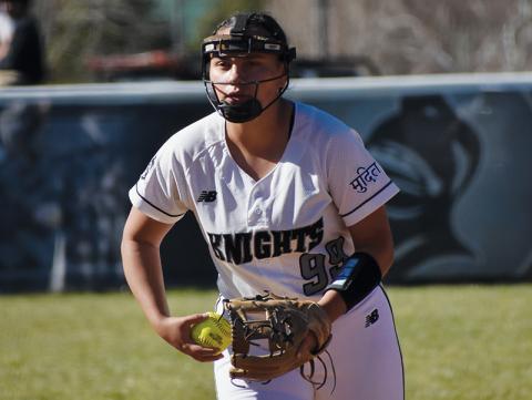 Naomi Taylor struck out seven Andrews batters en route to delivering a perfect game against the Lady Wildcats on Friday. Photo by Bella Eddings/The Graham Star