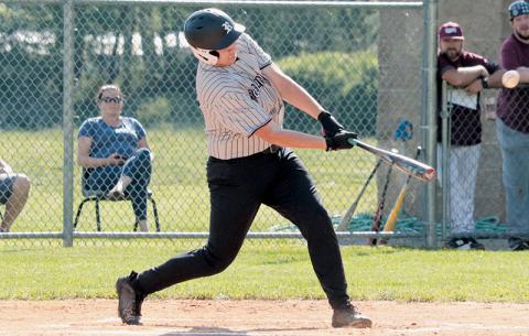 Avery Webster had a multi-hit performance in Robbinsville’s 12-1 blowout victory over Cherokee on Tuesday. Photos by Kyla Garland/The Graham Star
