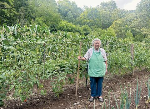 Gardening has been a lifelong love for Bear Creek resident Jean Taylor. Photos by Latresa Phillips/The Graham Star