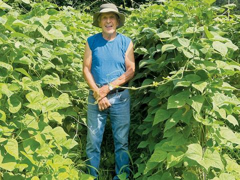Raymond Norton fell in love with farming at an early age. Retirement has only given him more time to work at the hobby he loves. Photos by Latresa Phillips/The Graham Star