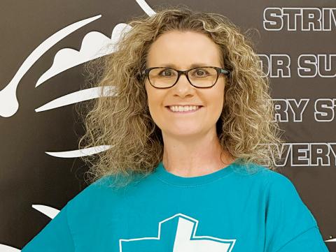 Robbinsville High School teacher Crystal White has been named the Grand Marshal of this year's Homecoming Parade. Photo by Latresa Phillips/The Graham Star