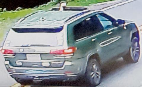 Swain County Sheriff’s Office detectives believe this is the Jeep Cherokee used in the Sept. 6 shooting incident at the Paddle Inn Rafting Co. The owner of the vehicle was arrested Sept. 30. Photo courtesy of Swain County Sheriff's Office
