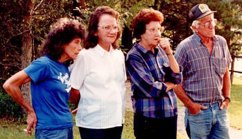 Older American Program employees (from left) Edna Woods, Jura Mae Jordan, Winnie Cook and Chester Bradshaw. Photo by Marshall McClung/The Graham Star