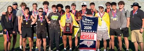 The Robbinsville Black Knights made history May 14, winning the program's first-ever team state championship.