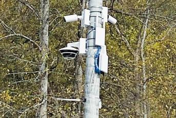 Cameras such as this one on Knight Street in Robbinsville have recently drawn public inquires, directed toward the Graham County Sheriff's Office.
