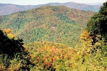 Early settlers were confronted by steep, rugged mountains. Photo by Marshall McClung/The Graham Star
