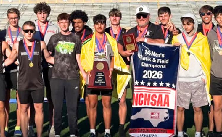 The Robbinsville Black Knights made history May 14, winning the program's first-ever team state championship.