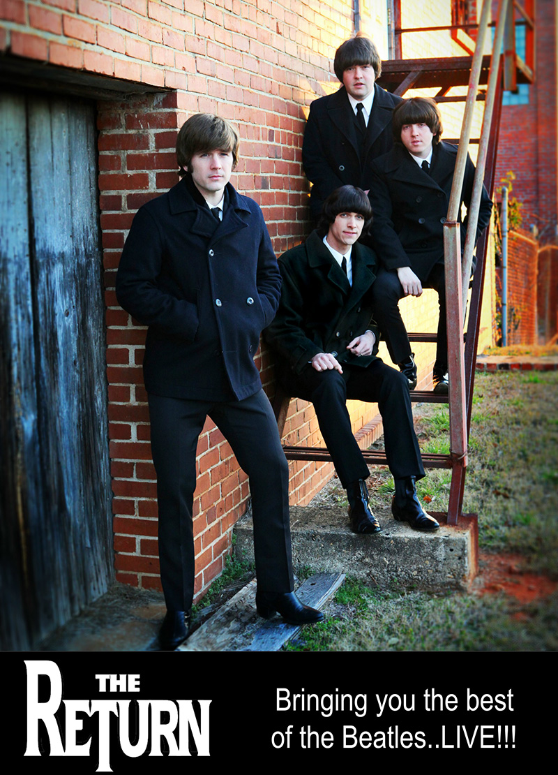 The Return, a Beatles cover band, will perform twice at The Peacock in Hayesville over the weekend of Nov. 2.