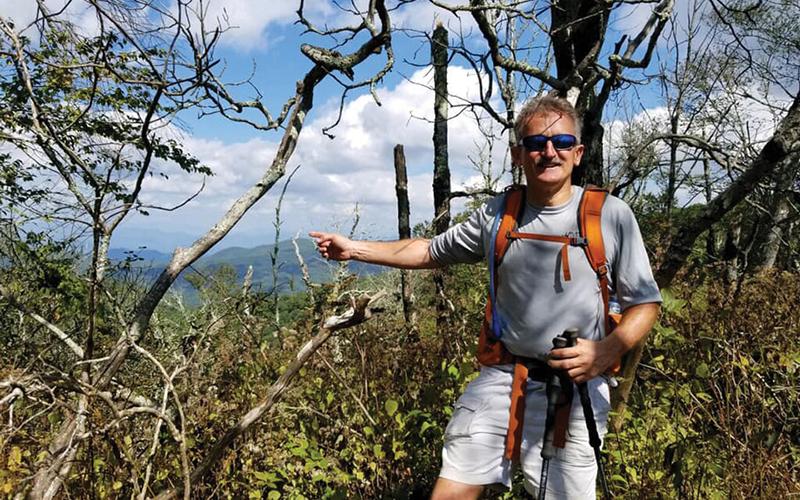 Navy Veteran Lonnie Bedwell was one of three blinded vets to section-hike the Appalachian Trail this year.
