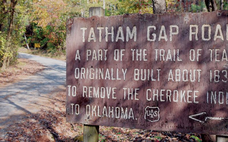 Tatham Gap Road was built as part of the Trail of Tears in 1836. Photo by Art Miller/amiller@grahamstar.com