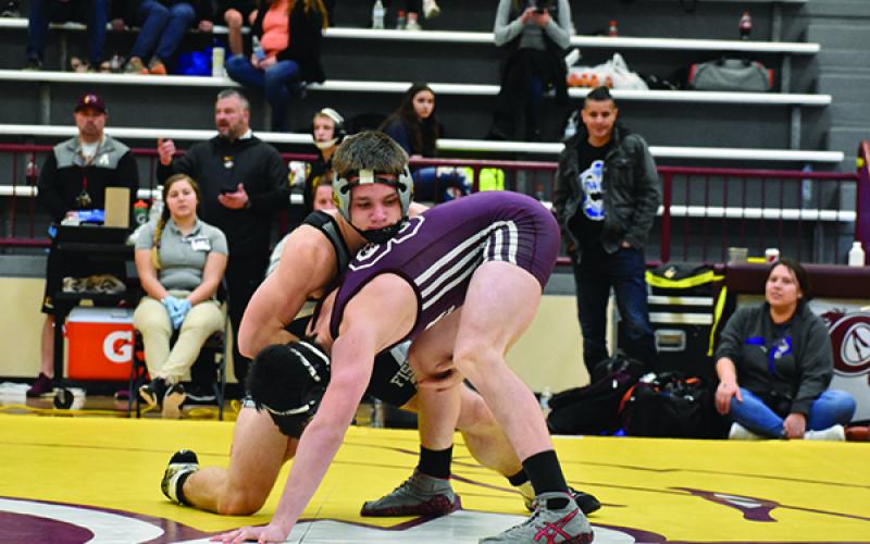 Robbinsville senior Nathan Fisher was dubbed the Smoky Mountain Conference Wrestler of the Year after Saturday's tournament.