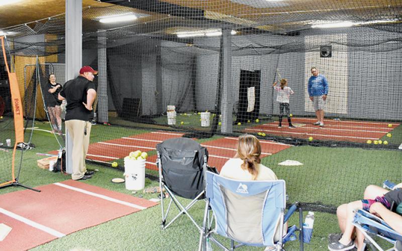 “The Rock” – an indoor softball facility – cannot be located on a map, but you can pinpoint much of Robbinsville’s success on the diamond to the hours spent putting in reps at the building. Photo by Kevin Hensley/editor@grahamstar.com