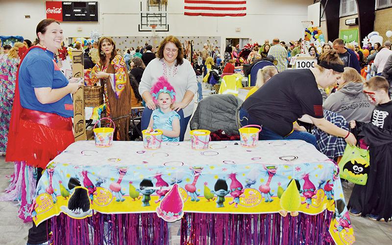 Due to rain, last year’s Trunk-or-Treat event had to be moved inside the Robbinsville Elementary School gymnasium. Though the 2020 installment will be held outdoors, COVID-19 protocols will see people spread much further apart than last year.