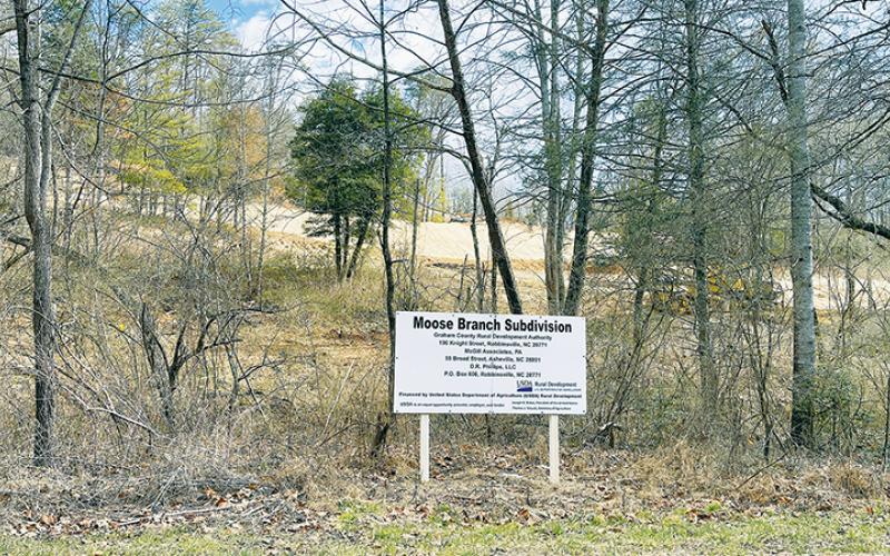 This 13-unit subdivision off Moose Branch Road will provide affordable housing to the Robbinsville-area housing market. Photo by Randy Foster/news@grahamstar.com