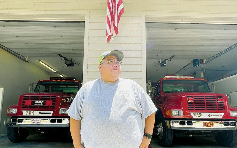 Station 3 Fire Chief Brian Johnson is planning construction of a three-bay metal building to supplement the existing structure off Tapoco Road. Station 3 volunteers have been saving up for years for the project, which will cost an estimated $80,000. Photos by Randy Foster/news@grahamstar.com