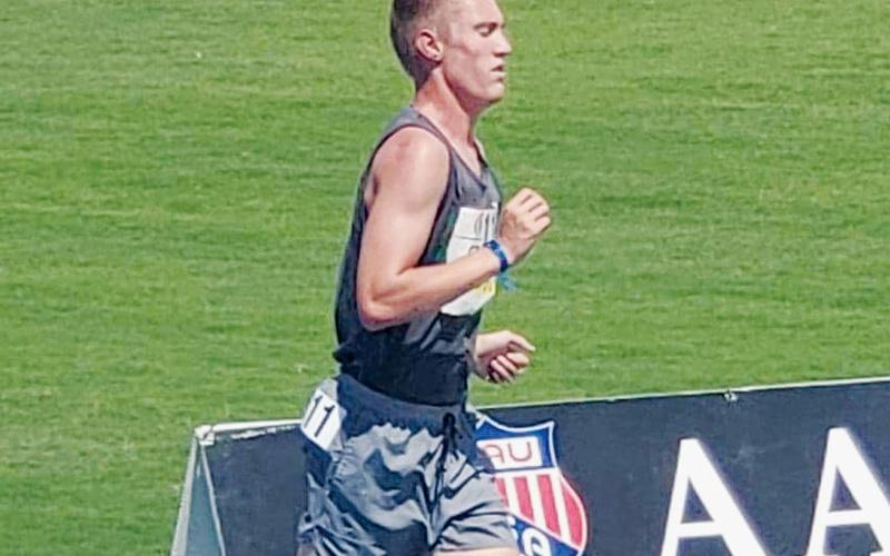 William Cable recently traveled to Greensboro, to represent Robbinsville in the AAU Junior Olympics.