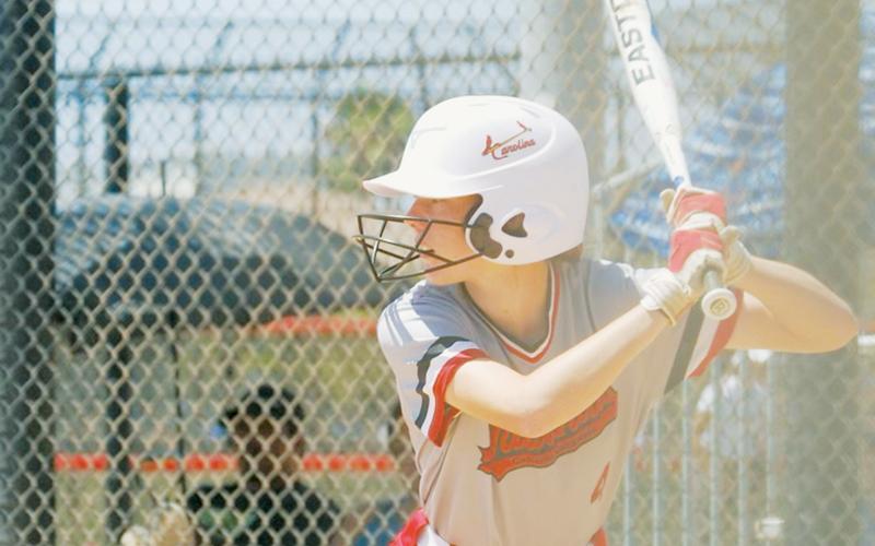 Rising Lady Knights junior Zoie Shuler recently finished a 5-week, multi-state trek with her travel softball program, the 16U Carolina Cardinals. Shuler opened a lot of eyes along the way, as she continues to eye taking her talents to the collegiate level.