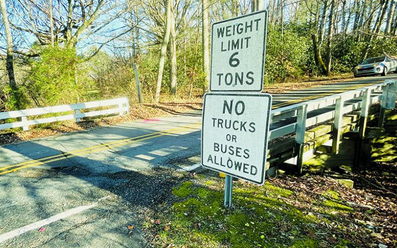 Following a public hearing in November, the N.C. Department of Transportation has opted to replace this aging bridge on Lower Mill Creek Road, instead of the original plan to remove the bridge and construct two turnarounds. Photo by Randy Foster/news@grahamstar.com
