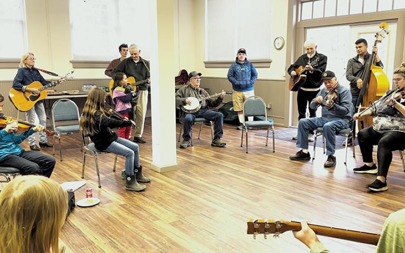 The monthly Stecoah Community Jam has established itself as a fun event for musicians of all ages.