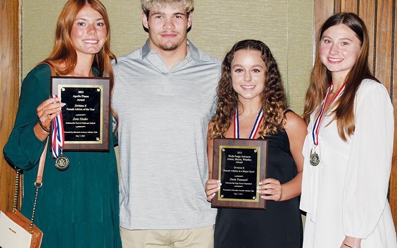 Along with Shuler and Trammell, Robbinsville was represented by Kage Williams and Abby Wehr at Sunday’s banquet.