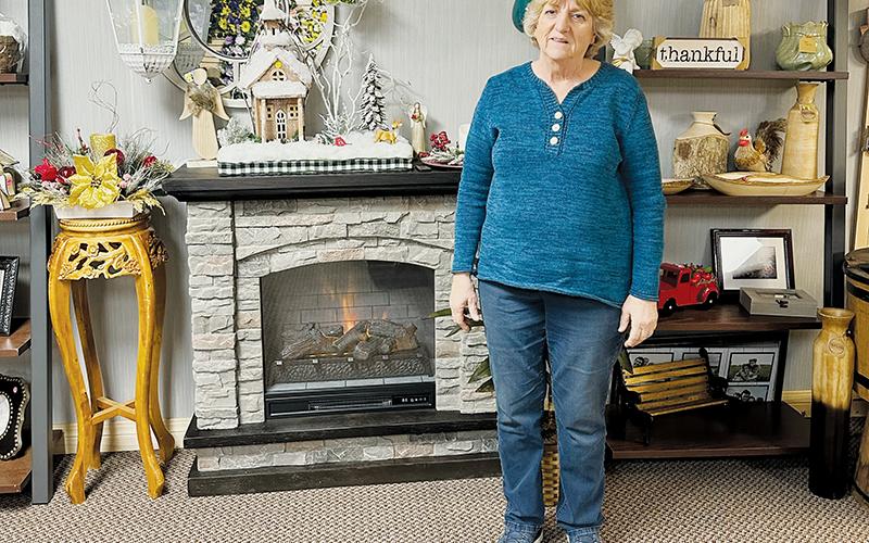 A familiar face, Sheila Phillips is retiring after operating Town Florist for 33 years. Photo by Latresa Phillips/The Graham Star