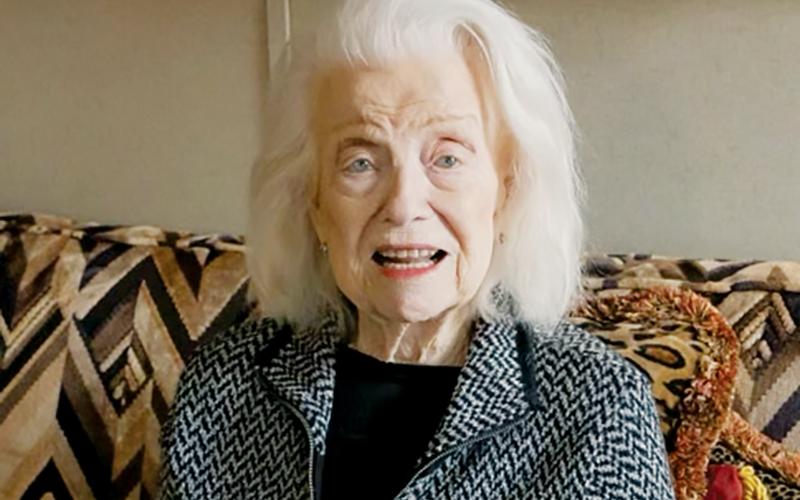 Still sharp as a tack, Vera Stratton will celebrate her 100th birthday on April 10.
