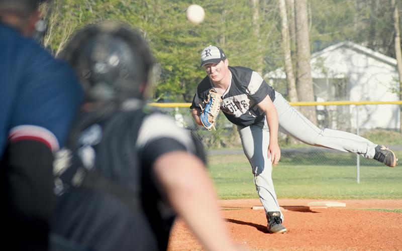 Senior southpaw Ethan Orr tossed a complete game Friday, striking out 10 Wildcats to give Robbinsville its fifth conference win of the year. Photos by Kevin Hensley/sports@grahamstar.com