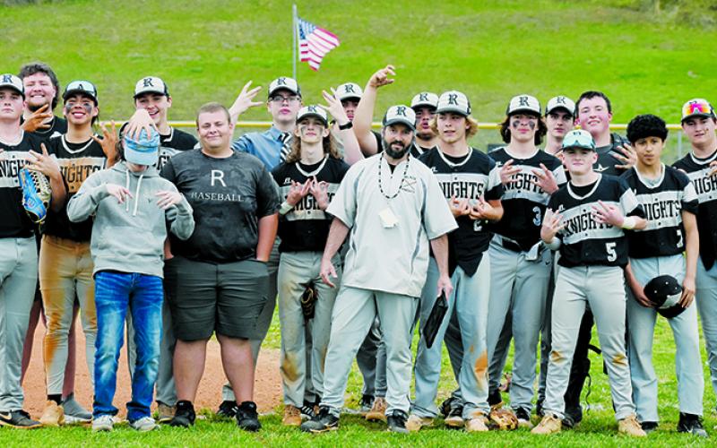 There’s plenty for the Robbinsville Black Knights to smile for right now. Winners of five straight, the Knights have crept into second place in the Smoky Mountain Conference and are off to their best start in well over 20 years. Photo by Jacquline Gayosso/The Graham Star