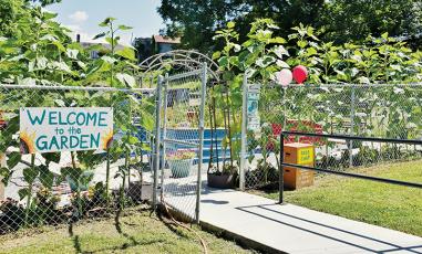 The Robbinsville Community Garden swung open its gate for a grand opening on July 14. Photos by Art Miller/amiller@grahamstar.com