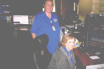 Misty Hembree and Kim McCall have each worked with Graham County EMS for over 20 years. Photo by Marshall McClung/The Graham Star