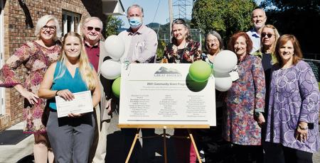 The Great Smokies Health Foundation awarded six county non-profits with grants Friday. Photo by Art Miller/amiller@grahamstar.com