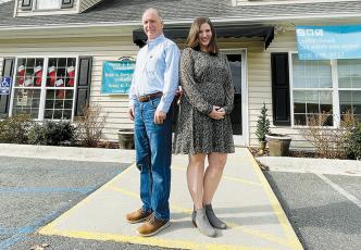 Dr. Patrick Kelley is selling his Robbinsville dental practice to Dr. Kelsey Cody. Dr. Kelley began his practice in Graham County in 1988. Photo by Randy Foster/news@grahamstar.com
