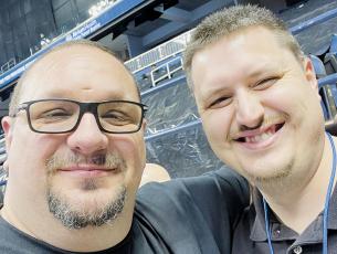 With Todd Odom’s retirement looming, it felt appropriate to capture the memory with my “pal” (actually one of Todd’s nicknames for me) of one final tournament at the Greensboro Coliseum on Feb. 19. Thanks for everything.