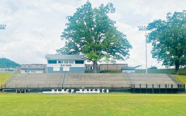 The home bleachers at Modeal Walsh Memorial (Big Oaks) Stadium are crumbling underneath, forcing the Graham County Board of Education to act swiftly and announce a temporary closure Monday afternoon. Photo by Kevin Hensley/editor@grahamstar.com
