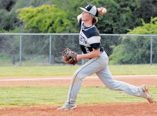 Junior Graylen Orr picked up his fifth win of the season Tuesday, posting a complete-game effort in Robbinsville’s 5-3 win over Hiwassee Dam. Photo by Montana Buchanan/The Graham Star