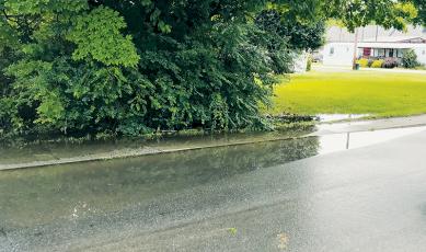 Ford Street has long combated drainage issues brought on by rainfall, but a new grant could finally resolve the problem. Photo courtesy of Shaun Adams